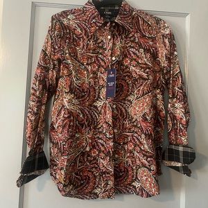 Chaps by Ralph Lauren, No Iron Shirt, NWT